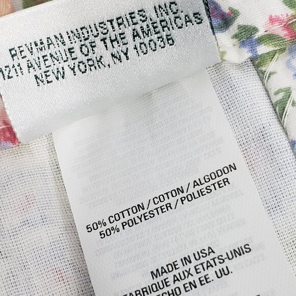 Pair of Laura Ashley Quartet Pastel Floral Curtain Panels with Tiebacks  82 X 84 - Picture 6 of 7